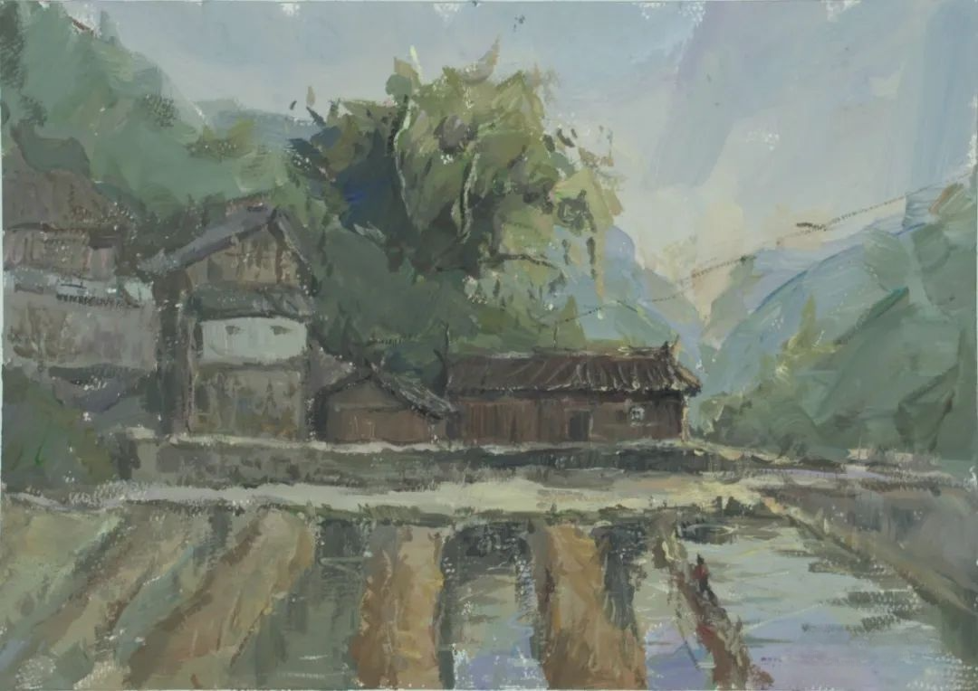 图片[10]-24届湖南美术一模高分卷，这风景色彩高分卷你服不服？-365艺考网
