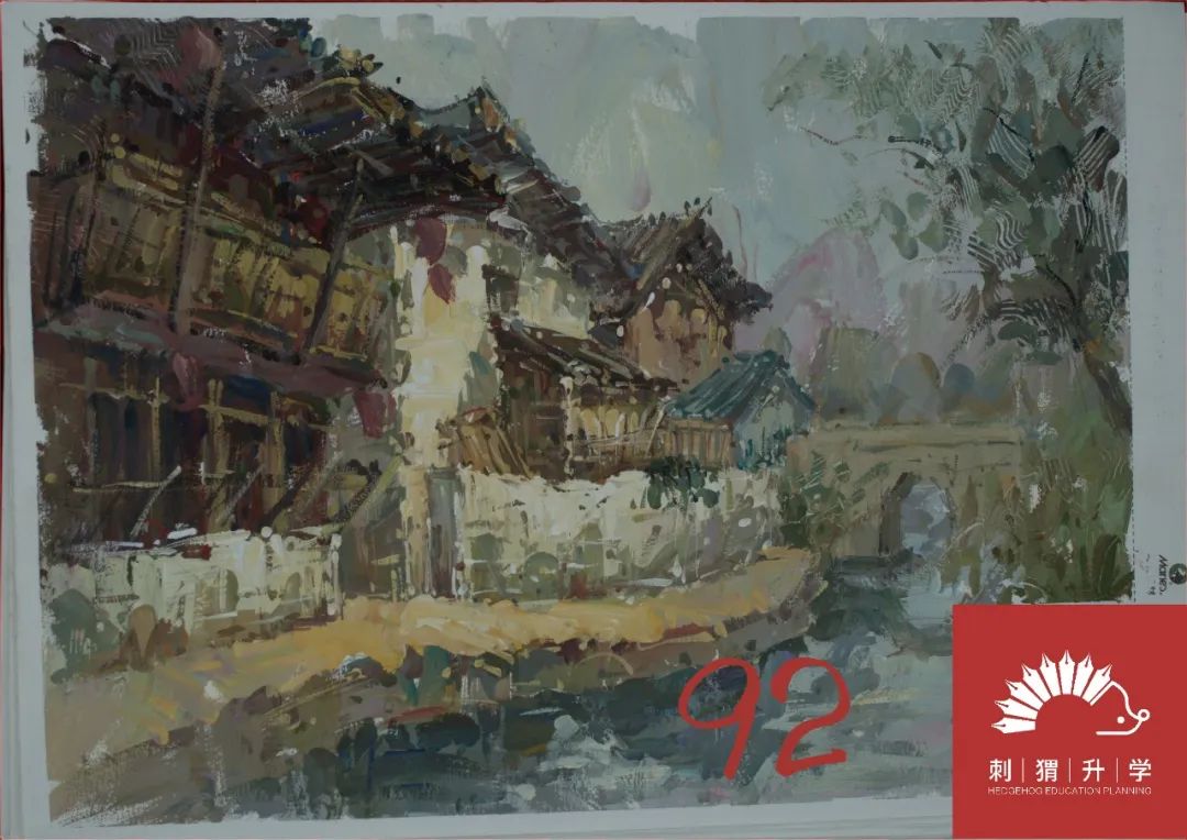 图片[111]-刺猬升学模考|2024届二模部分高分卷（素描+速写+色彩）-365艺考网