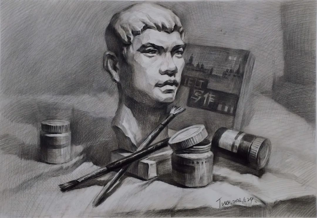 图片[82]-【范画】第九届美术类基础美育研讨活动三教师范画欣赏-365艺考网