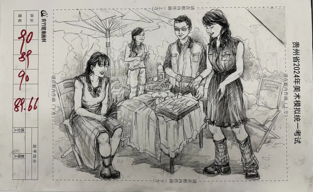 图片[134]-贵州省2024届美术模拟考试一模高分试卷(部分)-365艺考网