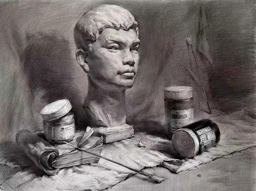 图片[7]-【范画】第九届美术类基础美育研讨活动三教师范画欣赏-365艺考网