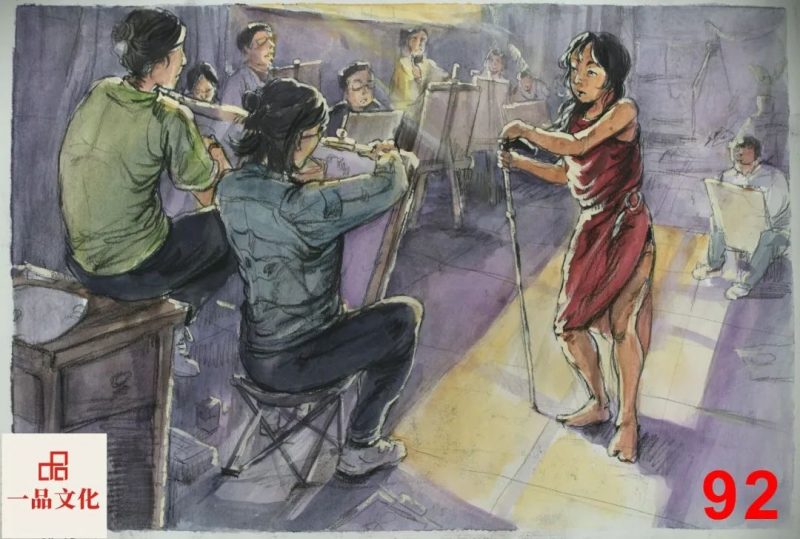 【优秀试卷】2024届广东省一品文化第一次美术模拟考试速写卷(部分)-365艺考网