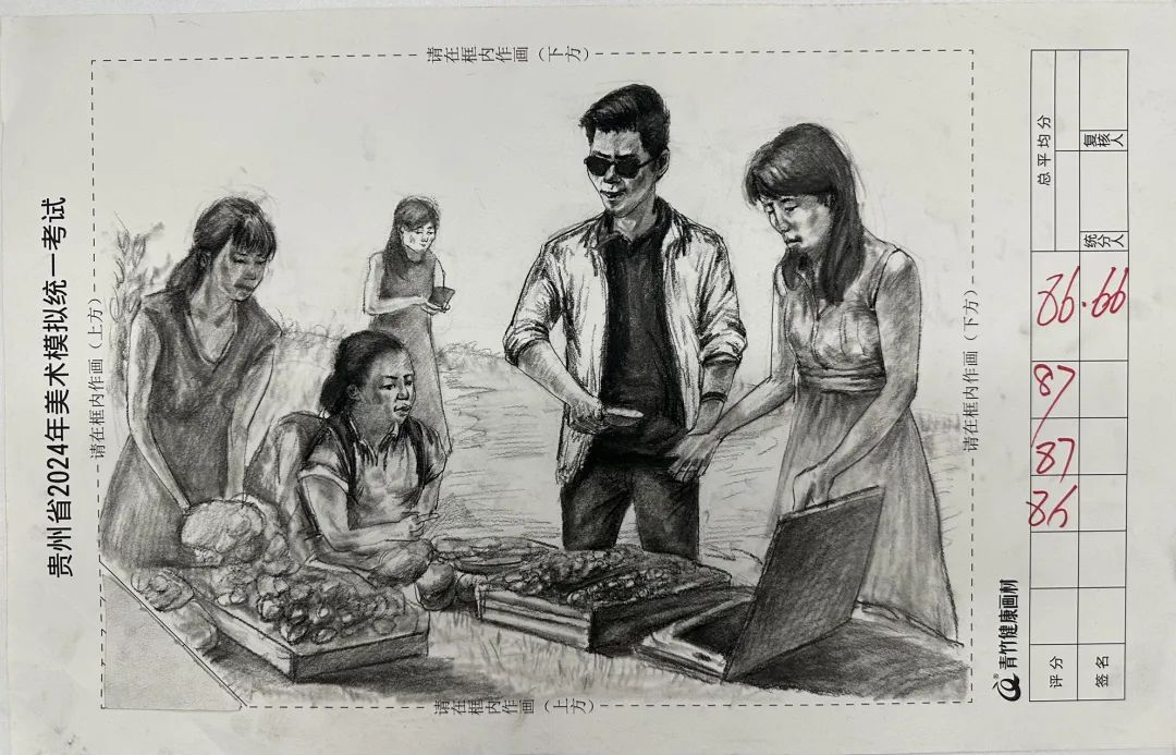 图片[156]-贵州省2024届美术模拟考试一模高分试卷(部分)-365艺考网