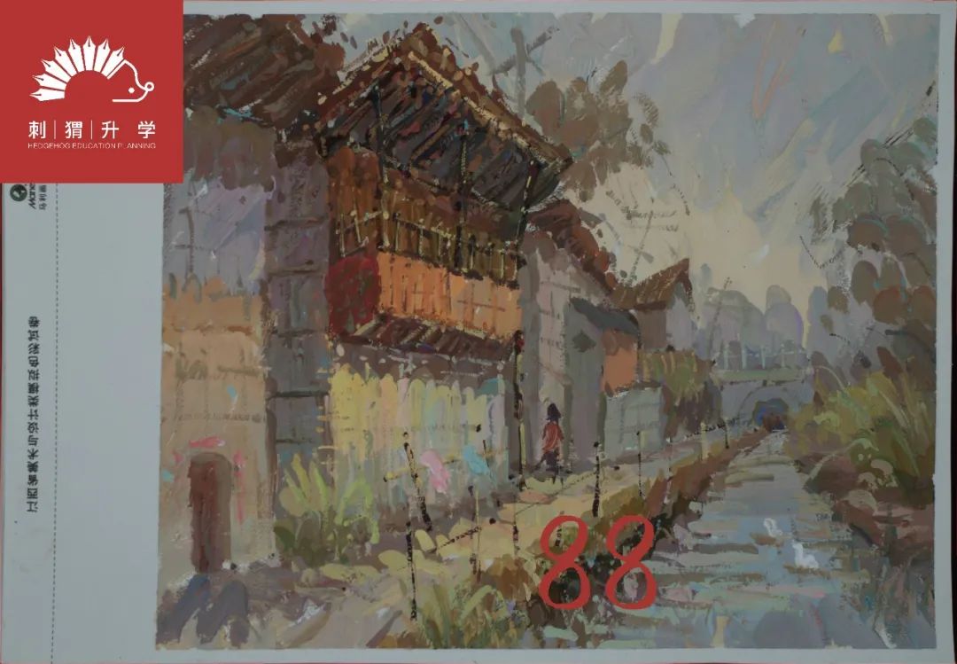 图片[148]-刺猬升学模考|2024届二模部分高分卷（素描+速写+色彩）-365艺考网