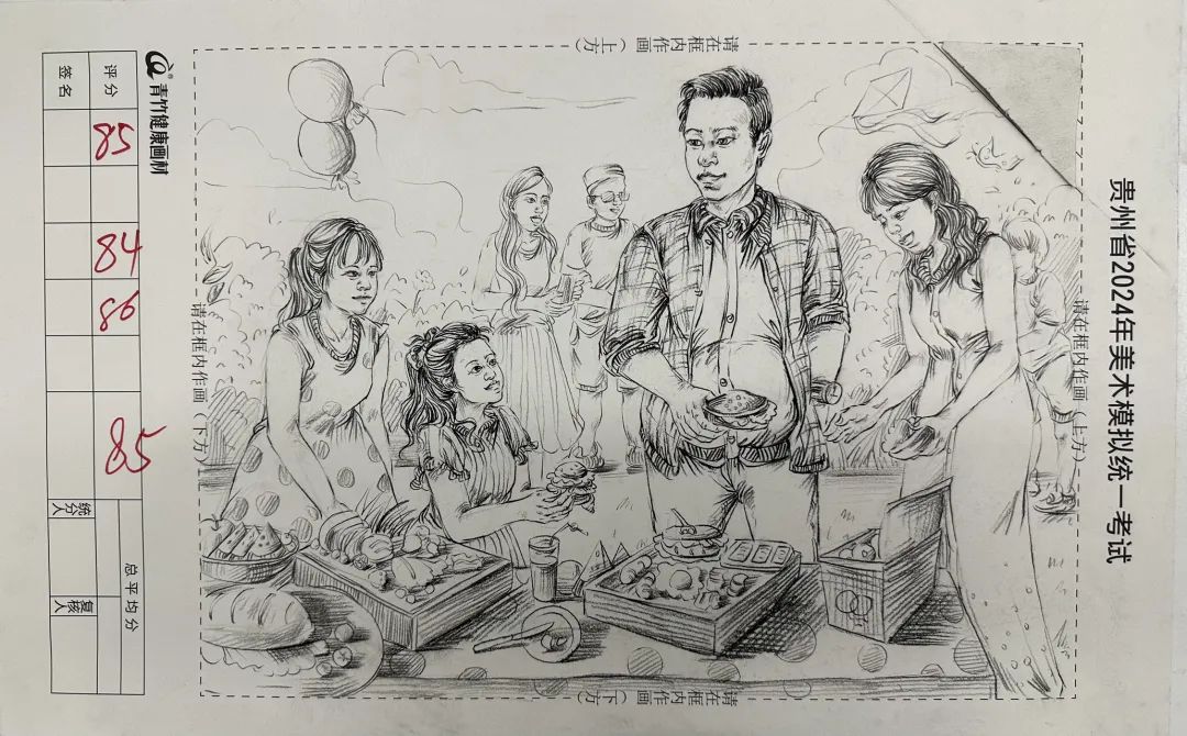 图片[177]-贵州省2024届美术模拟考试一模高分试卷(部分)-365艺考网