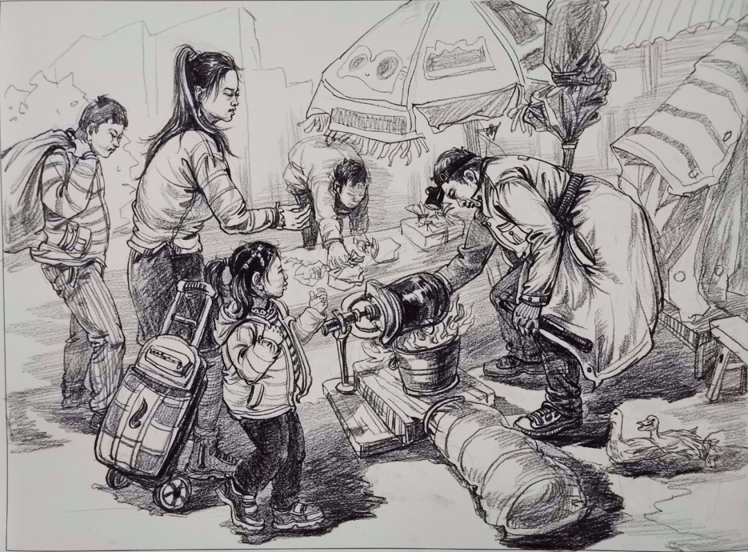 图片[128]-【范画】第九届美术类基础美育研讨活动三教师范画欣赏-365艺考网