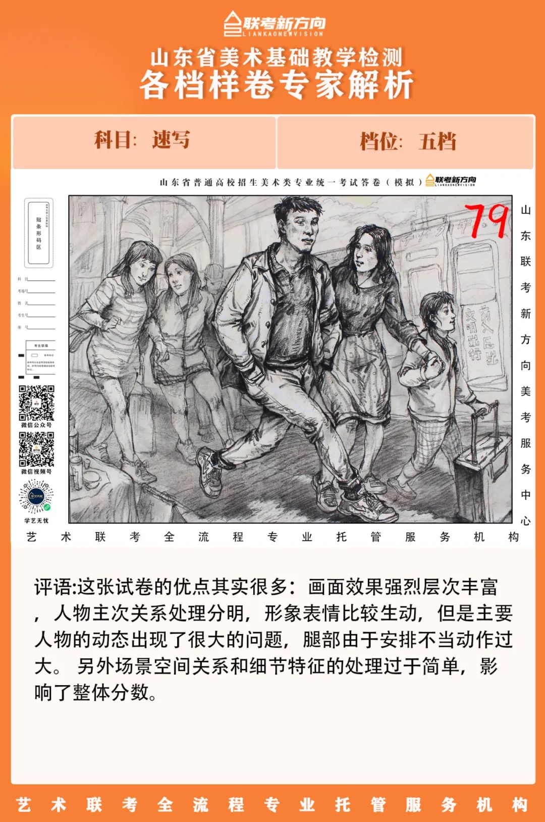 图片[115]-【联考新方向】山东省第二次美术基础教学检测｜部分高分卷与各档样卷专家解析-365艺考网