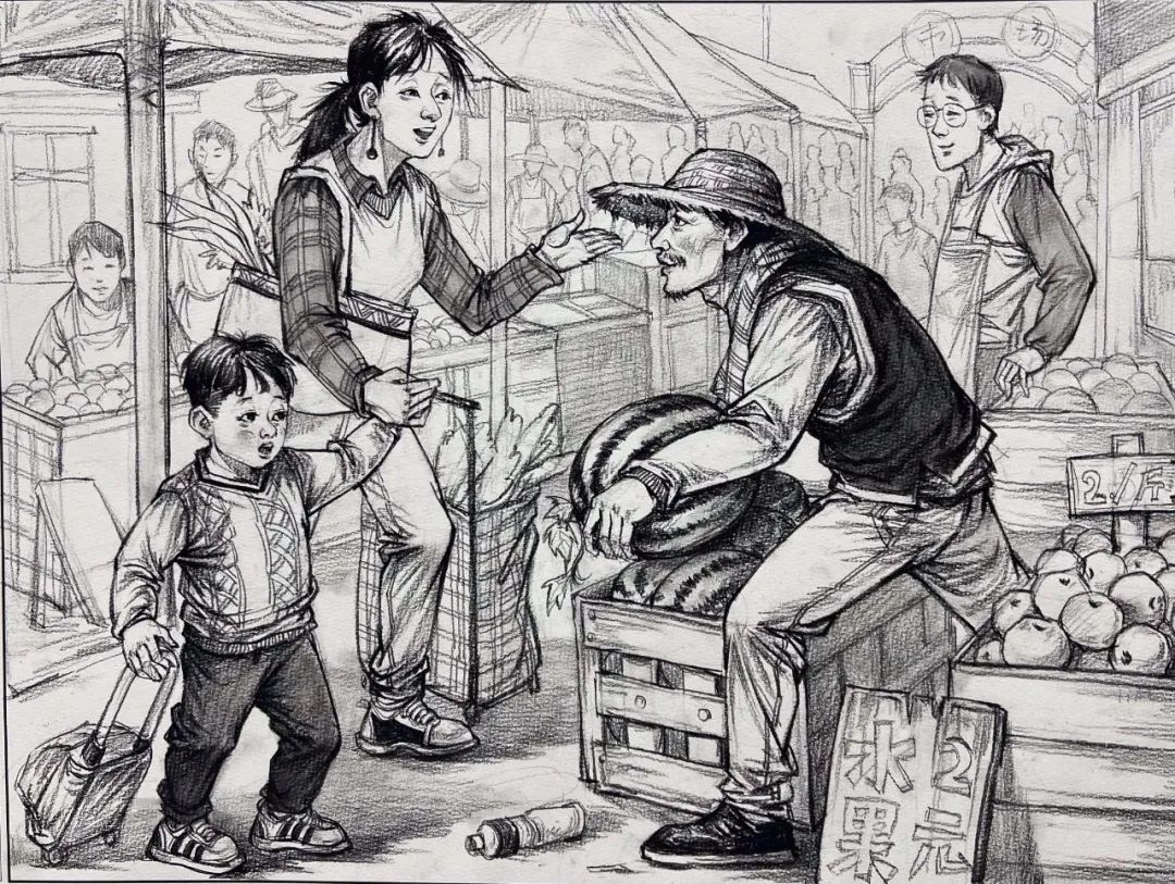 图片[147]-【范画】第九届美术类基础美育研讨活动三教师范画欣赏-365艺考网