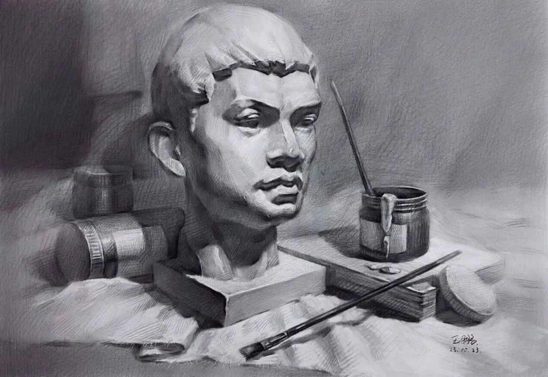 图片[76]-【范画】第九届美术类基础美育研讨活动三教师范画欣赏-365艺考网