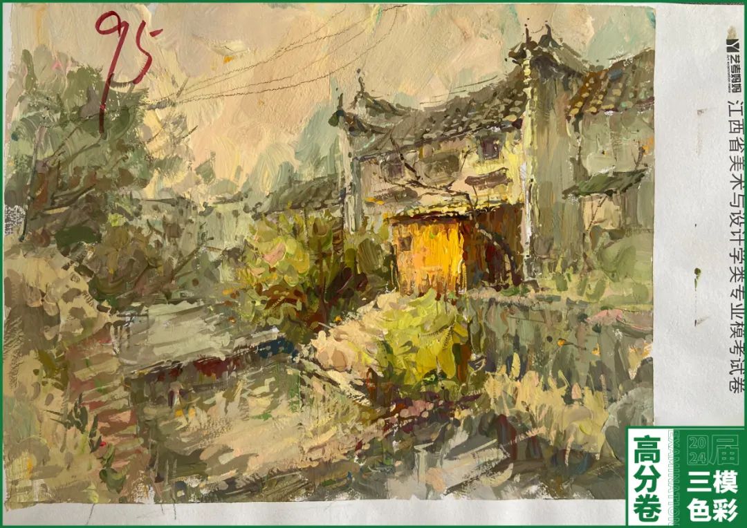 图片[19]-模拟联考 ‖ 2024届江西美术三模高分卷（色彩篇）-365艺考网