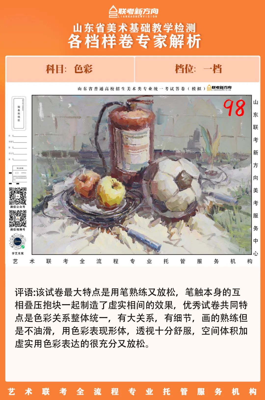图片[150]-【联考新方向】山东省第二次美术基础教学检测｜部分高分卷与各档样卷专家解析-365艺考网