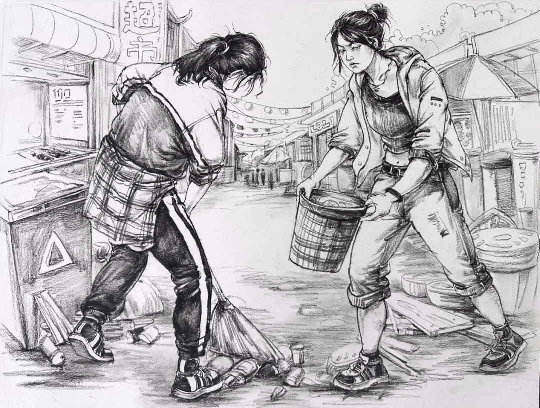 图片[111]-【范画】第九届美术类基础美育研讨活动二教师范画欣赏-365艺考网