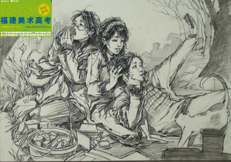 【高分卷】2024届福建美术高考第二次模拟联考高分卷出炉！-365艺考网