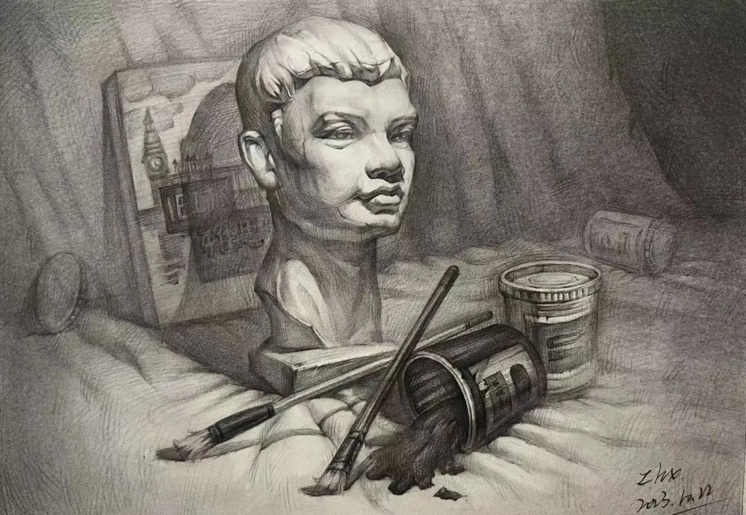 图片[61]-【范画】第九届美术类基础美育研讨活动三教师范画欣赏-365艺考网
