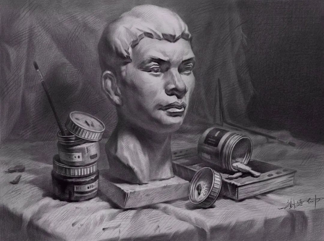 图片[25]-【范画】第九届美术类基础美育研讨活动三教师范画欣赏-365艺考网