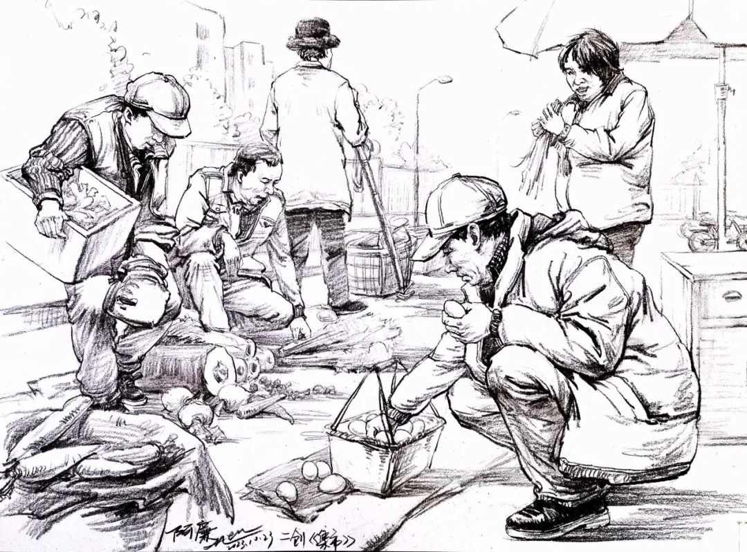 图片[134]-【范画】第九届美术类基础美育研讨活动三教师范画欣赏-365艺考网