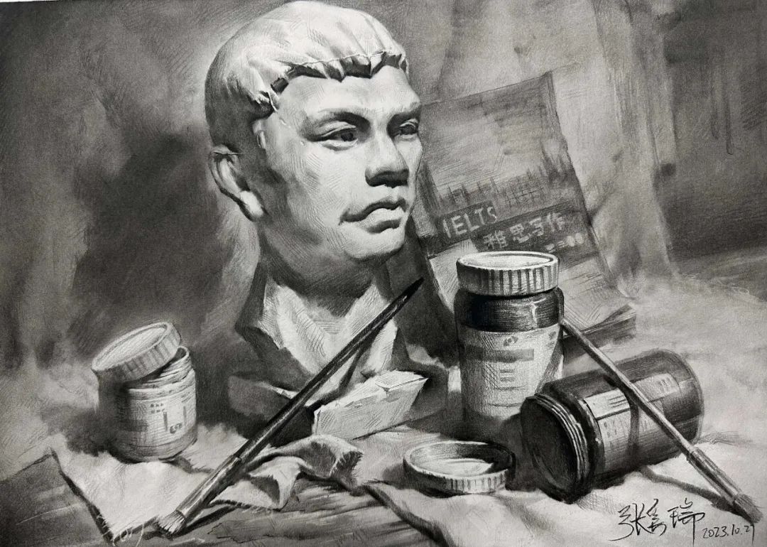 图片[100]-【范画】第九届美术类基础美育研讨活动三教师范画欣赏-365艺考网